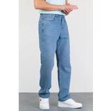 Dewberry 52334 Baggy Fit Relaxed Cut Hlt Loose Mens Jeans-LIGHT BLUE | Shoptok.si