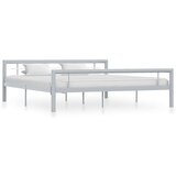  Za krevet sivo-bijeli metalni 180 x 200 cm Cijene