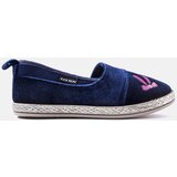 Gemre Navy blue velvet ballet flats Patria | Shoptok.si