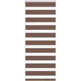 vidaXL Zavjesa zebra smeđa 60x150 cm širina tkanine 55,9 cm poliester | shoptok.hr