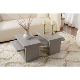 Hanah home stočić za dnevnu sobu sanctuary - grey grey coffee table | Eponuda.com