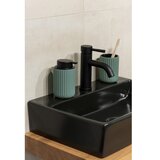 Wenko 24807100 - Dozator tečnog sapuna BELLUNO 8x13,5 cm zelena/crna | Eponuda.com