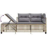  3-dijelni set kutne vrtnih sofa s jastucima bež od poliratana | shoptok.hr