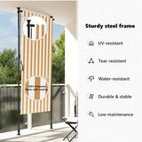  Vanjska roleta narančasto-bijela 120x270 cm od tkanine i čelika | shoptok.hr