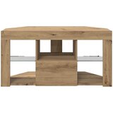 Kotni LED TV ormar 100 x 40 x 50 cm Umjetnički hrast | shoptok.hr