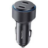 Yesido Auto punjač (Y48) - 2x Type-C brzo punjenje 60 W - crni Cijene