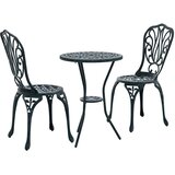vidaXL 3-dijelni set za vrt u zelenoj boji od lijevanog aluminija | shoptok.hr