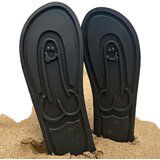  Flip-flop natikači - z motivom nasmejanega obraza - črna - 40/41 | Shoptok.si