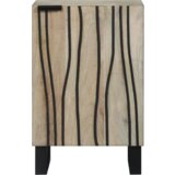 vidaXL Kupaonski ormar s policom s pohranom s vratima Smeđa, Crna 38 x 33.5 x 58 cm | shoptok.hr