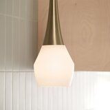  Kichler KL-DEELA-P-CPZ - Luster na šipci DEELA 1xE27/60W/230V prečnik 17,8 cm mesing | Eponuda.com