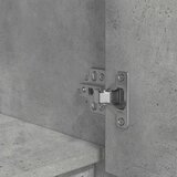 vidaXL Ormarić s ladicom beton sivi 55,5x34x119,5 cm konstruirano drvo | shoptok.hr