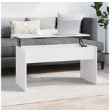  Stolić za kavu bijeli 102x50 5x52 5 cm od konstruiranog drva | shoptok.hr