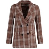Trendyol Brown Blazer Jacket Cene