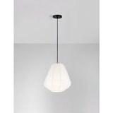 Nova Luce Bijela lanena viseća svjetiljka ø 36 cm Linnet – | shoptok.hr