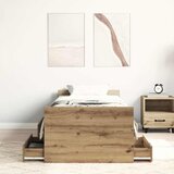  Okvir kreveta bez madraca boja hrasta artisan 90x190 cm | shoptok.hr
