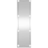  Zidno ogledalo s LED svjetlima 30 x 100 cm stakleno pravokutno | Shoptok.si