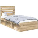  Krevetna konstrukcija Sonoma 100 x 200 cm Čvrsto borovo drvo | shoptok.hr