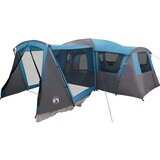  Obiteljski šator s krovom Plava i siva 745 x 700 x 217 cm | shoptok.hr