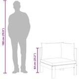  2-dijelni set vrtnih sofa s jastucima masivno bagremovo drvo | shoptok.hr