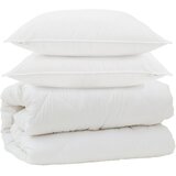  Duvet s jastucima s jastukom 3 kom. Bijela Mikrovlakna 240 x 200 cm,50 x 50 cm | shoptok.hr