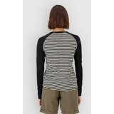 Mons Royale Icon Merino Raglan Funkcijska majica mr stripe / black | Shoptok.si