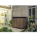 Keter Temno rjava plastična vrtna škatla za shranjevanje Deco – | Shoptok.si