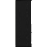  Visoki ormarić Crni hrast 36x35.5x103.5 cm Lako drvo | shoptok.hr