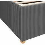  Krevetna konstrukcija Tamno siva 80 x 200 cm tkanina | shoptok.hr