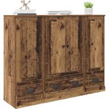  Highboard s ladicama 3 pcs Staro drvo Konstruirano drvo | shoptok.hr