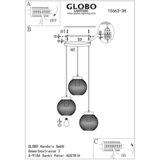 Globo Visilica 3x E27 40W PABLO | shoptok.hr
