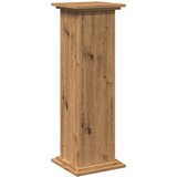  Stalak za izložbu s spremištem boja hrasta 31x30x90 cm drveni | shoptok.hr