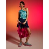 Sinsay Top na jedno rame s naborima | shoptok.hr