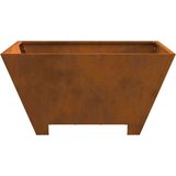 vidaXL Ognjišče Kvadrat 60x60x30 cm Iz vremensko odpornega jekla, (22009779) | Shoptok.si