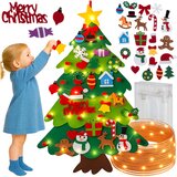  Božićno drvce - Filc, 26 ukrasa + LED lampice | shoptok.hr