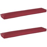  Set jastučića za palete 2 pcs Vinska crvena 200 x 40 x 8 cm | Eponuda.com