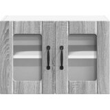  Zidni stakleni ormarić Lucca 2 pcs Siva sonoma 60 x 31 x 40 cm | shoptok.hr