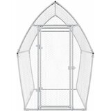  Kavez za kokoši srebrni 200 x 105 x 182 cm od pocinčanog čelika | shoptok.hr