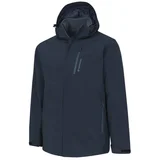 Kilimanjaro Moška pohodna jakna 2 v 1 GORRA Temno modra