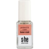 s-he colour&style protect & care bazni lak za nokte – 302/002 1 kom | ePonuda.com