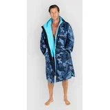 Advance Long Sleeve Surf poncho blue camo blue