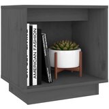  Noćni ormarići 2 kom sivi 40 x 30 x 40 cm od masivne borovine | shoptok.hr