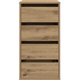  Kutna komoda s ladicama boja artisian hrast 40x41x76 cm drveni | shoptok.hr