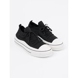Shelvt Black slip-on sneakers with decorative lacing | shoptok.hr