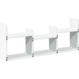 vidaXL Stenska omarica 100x18x40 cm bela inženirski les | Shoptok.si