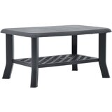 vidaXL Klubska mizica antracitna 90x60x46 cm plastika Cene