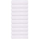 vidaXL Kopalne brisače 10 kos bela 100x150 cm 360 g/m² 100% bombaž Cene