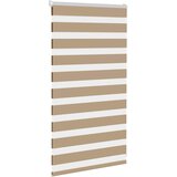 Zebra zavjesa Pješčano smeđa 90x100 cm Širina tkanine 85,9 cm Poliester | Shoptok.si