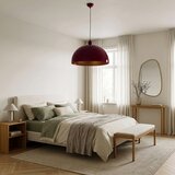 Brilagi LED luster na sajli METALO 1xE27/40W/230V Ø 40 cm bordo/bakarna | Eponuda.com