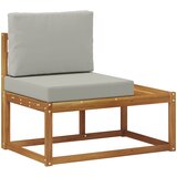  Set vanjskih sofa s jastukom 4 Komad Prirodna i svijetlo siva | shoptok.hr