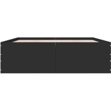 vidaXL Okvir za krevet crni 160x200 cm konstruirano drvo | shoptok.hr
